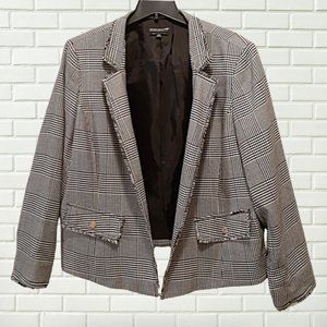 🔆 2/$40 -Jones New York Collection B&W Plaid Blazer 20W